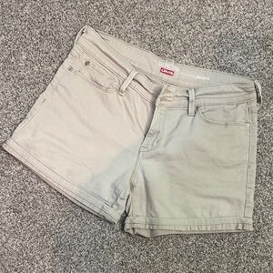 Levi's Women's Denim Shorts - khaki